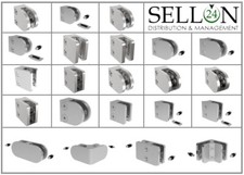 Support en Verre Inox Bride