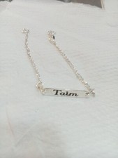 Gourmette Bébé En Argent