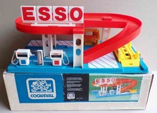 Coqueval ref 36 - Esso garage - 1 floor + roof ramp 45x27x13cm in box