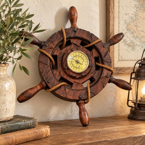 Gouvernail bateau déco en - de,