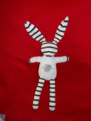 Doudou peluche lapin blanc - doudou,
