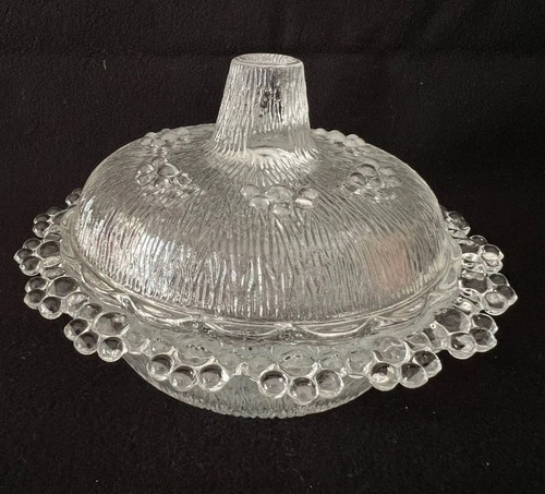 Bonbonnière verre pressé - bonbonnière,
