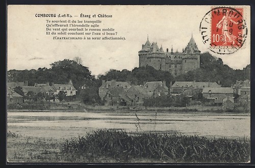 Cpa combourg étang et - Étang,