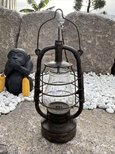 Ancienne lampe à - 12,