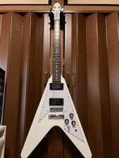 SCHECTER OL-FV Japan Oliental Line White Flying V Type Electric Guitar