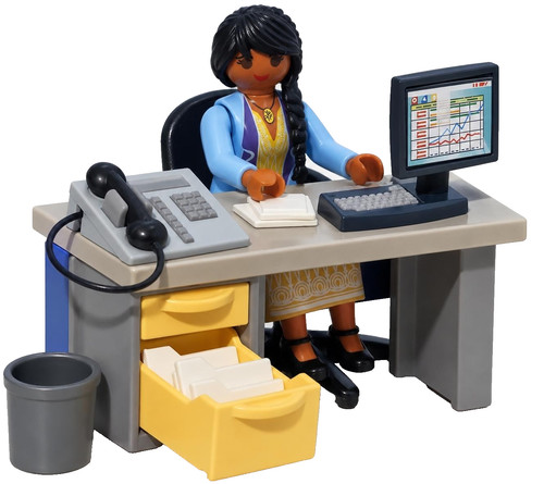 Playmobil lot secrétaire - lot,