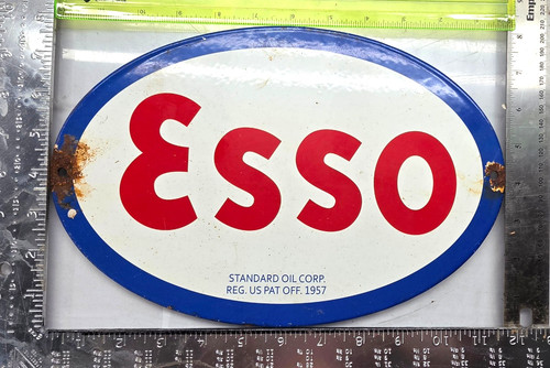Esso vintage genuine flat - 12",