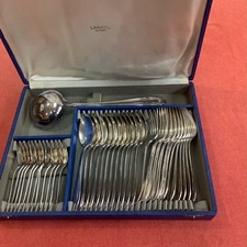 MÉNAGÈRE EN METAL ARGENTÉ LANCEL ORFÈVRE POINÇON