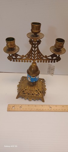 Lovely vintage brass emaux - lovely,