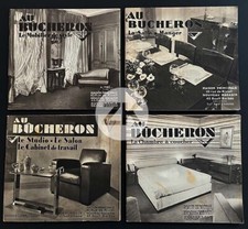 AU BÛCHERON furniture furniture art deco decoration store Paris 4 catalogues 1930s