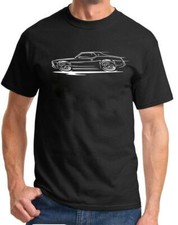 1971 1972 1973 Mercury Cougar Hardtop Classic Redline Design Tshirt NEW