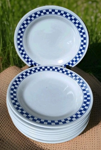 Assiettes plates vintage - 9,