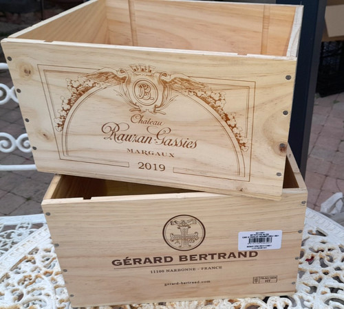 Caisses vin bois - 2, en