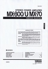 Service Manuel D'Instructions