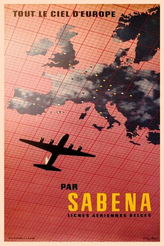 Sabena avion rrpw - rrpw,