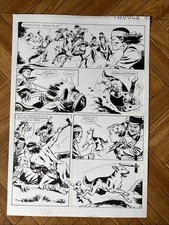 Planche Originale De Marcello Rintintin Année 1960/Pif