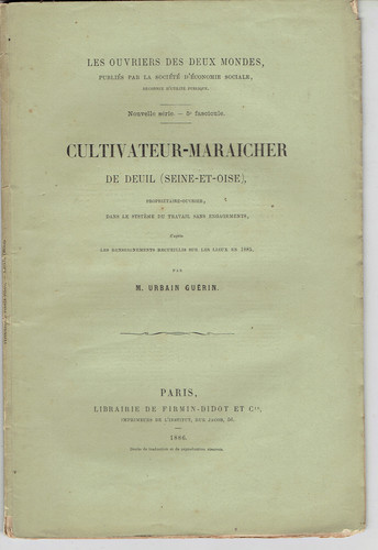 Cultivateur maraicher deuil - de,