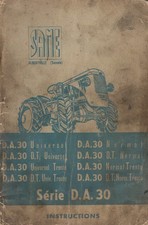 SAME D30 TRACTOR MAINTENANCE NOTICE