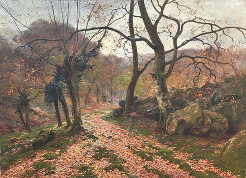 Grand tableau ancien - , paysage