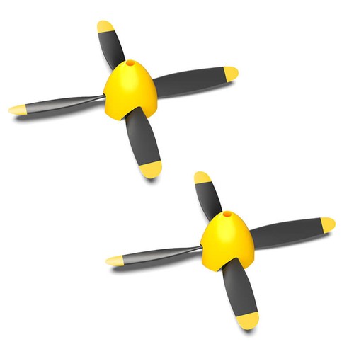 Hélice quadripales pour - , avion