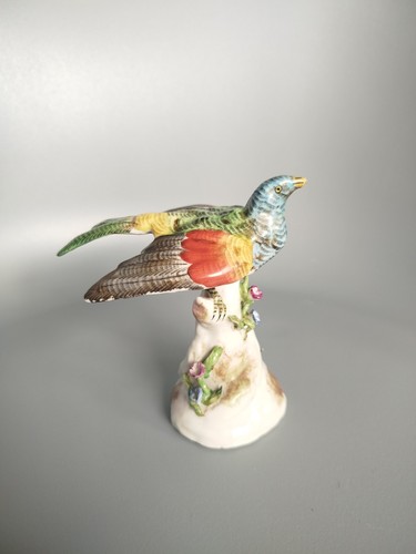 Ancien oiseau faïence - oiseau, en