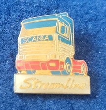 RARE SCANIA STREAMLINE TRUCK TRACTOR PINS SIGNED AB BACK