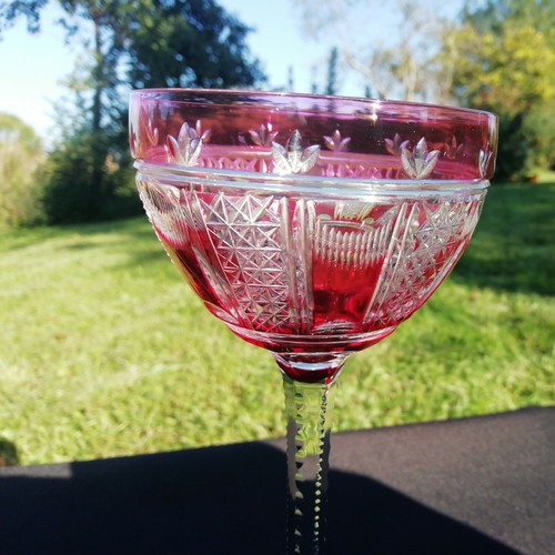 Verre roemer cristal couleur - roemer,
