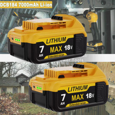 2x Pour DeWalt DCB184 Akku 18V 7.0Ah XR Li-Ion batteries DCB182 Pour DCB200-2 🚚