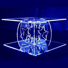 Stars Carré Piliers Mariage & Fête Gâteau Séparateur,Beaucoup Couleurs & Tailles