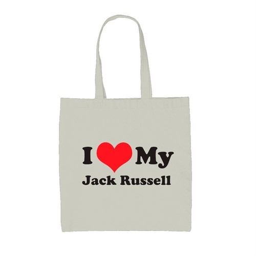 Amour jack russell toile sac - russell,