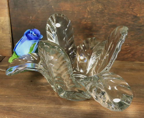Coupe fleur vintage - en, cristal