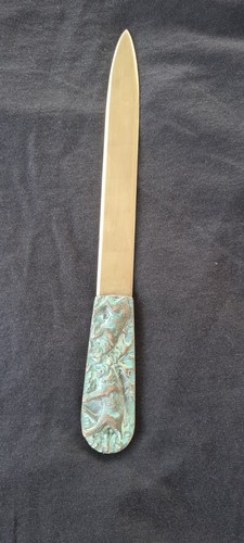 Ancien coupe papier laiton - en,
