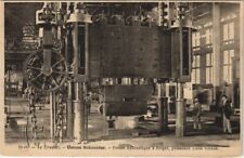 Old postcard Le Creusot Usines Schneider - hydraulic press forging (1190826)