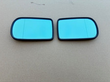 BMW E39/ E38 5 7 Series OEM Mirror Glass LH & RH Heated & Dimming Gentle Yellow