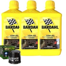 Set Entretien Huile Bardahl XT4S 10W40 Pour Kawasaki W800 Special Ed 2012>2016