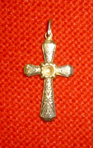 Pendentif croix ancienne - pendentif,