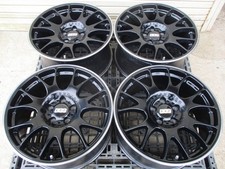 JDM BBS CH Mesh Black 195 Hole 120 8.5J 9.5J BMW CH004 CH005 No Tires