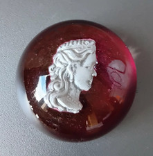 ancien sulfure presse-papiers