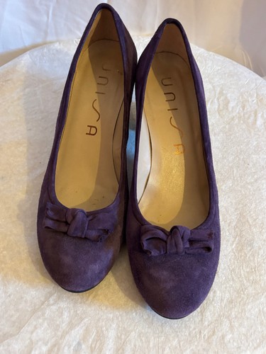 Unisa escarpins daim violet - escarpins,