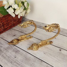 Antique Antique Solid Bronze Kiss Curtain Hooks Art Nouveau France