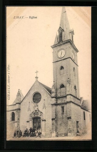 Cpa hay eglise - l´hay,,