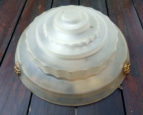 Ancien petit lustre vasque - , en