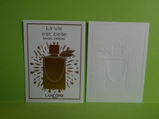 Carte publicitaire  lancome la