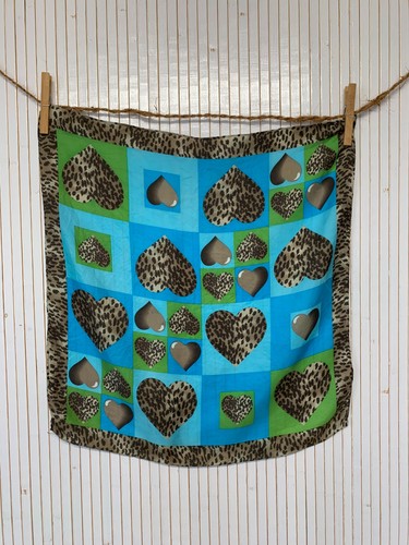 Foulard carré soie - foulard, de
