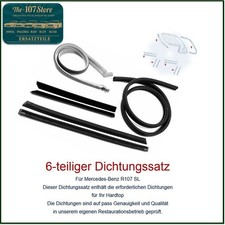 Mercedes-Benz W107 R107 280SL - 560SL Ensemble De Joints De Capote 6 Pièces.