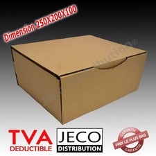 Boites postales d'expédition carton marron 250x200x100mm Lots 5 à 300