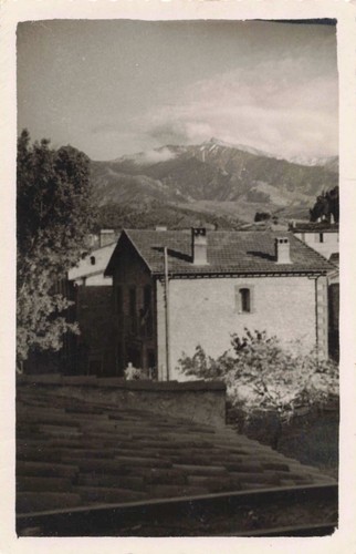 Old photograph 1944 view - old, of