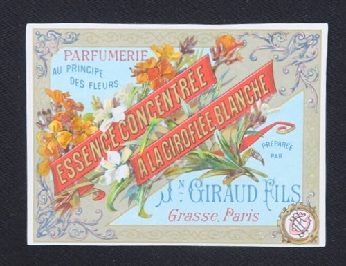 Ancienne étiquette parfumerie - ancienne,