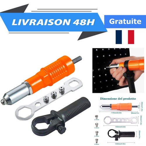 Kit adaptateur riveteur - adaptateur, pour