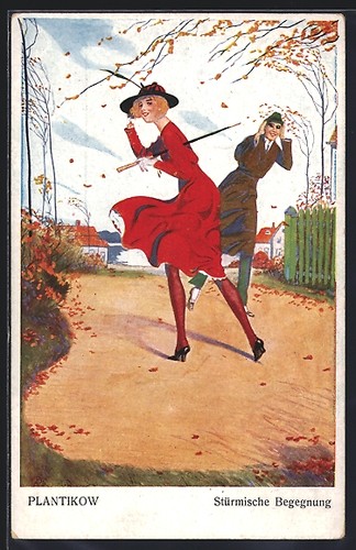 Carte postale artiste - carte, d'artiste